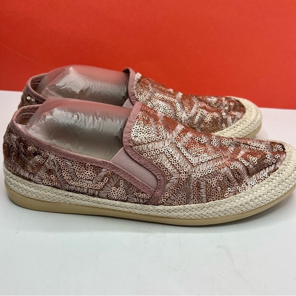 Bluegenex Sequin Rose Gold Loafers - Picture 6 of 6